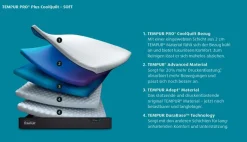Best TEMPUR® Tempur Pro® Plus Matratze Soft CoolQuilt