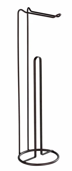 Best WENKO Toilettenpapierhalter Lugano Schwarz