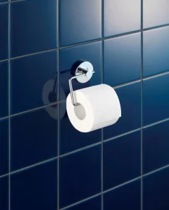 Discount WENKO Toilettenpapierhalter Milazzo Silber
