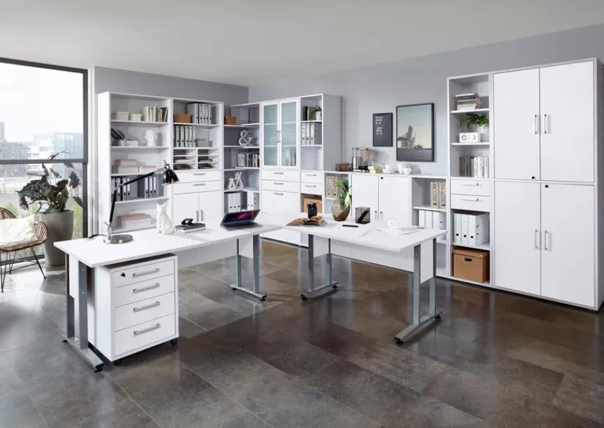 Outlet FMD Türen-Set Calvia Weiß