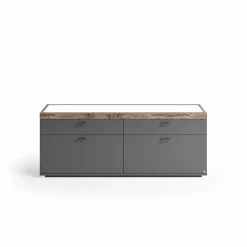 Online set one by Musterring TV-Lowboard Lancaster Grau