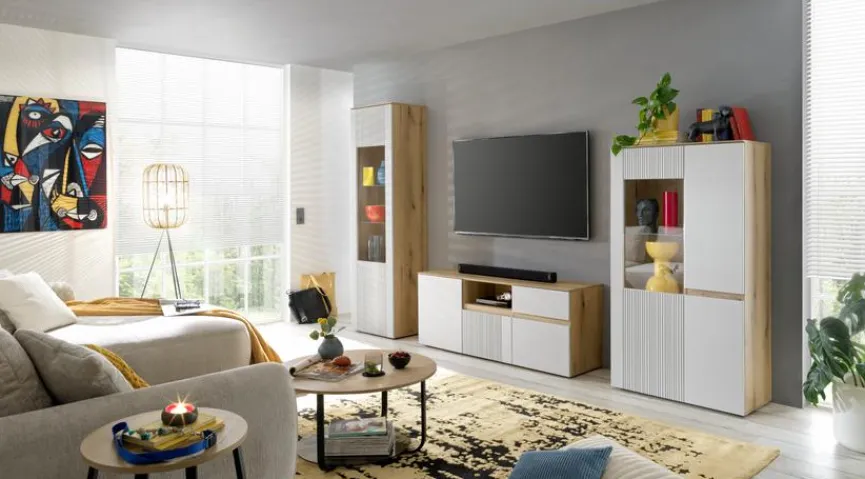 New Wójcik TV-Lowboard Manilla Grau