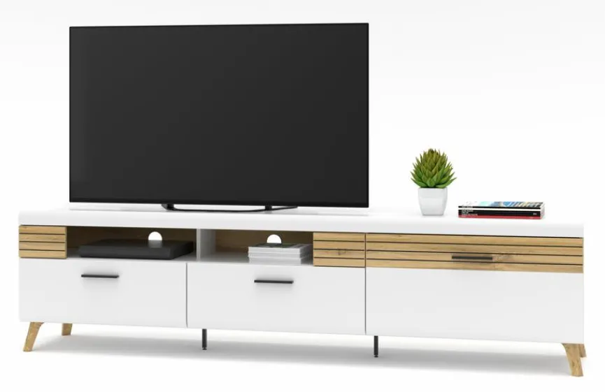 Discount Innostyle TV-Lowboard Salerno Weiß