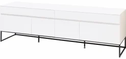New Wohnconcept TV-Lowboard Saposa Weiß