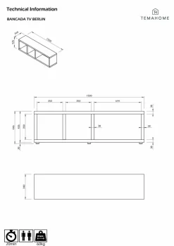TemaHome TV-Lowboard Berlin