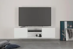 FMD TV-Lowboard Brighton Weiß