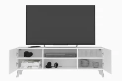 FMD TV-Lowboard Brighton Weiß