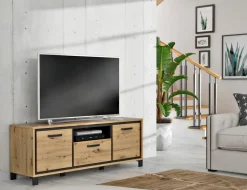 Hot FORTE TV-Lowboard Farida Eiche