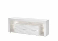 Online Stolkom TV-Lowboard Goal Weiß