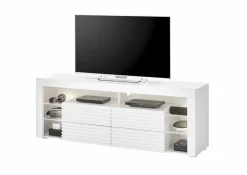 Online Stolkom TV-Lowboard Goal Weiß
