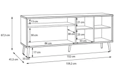 Kinder FORTE TV-Lowboard Harllson