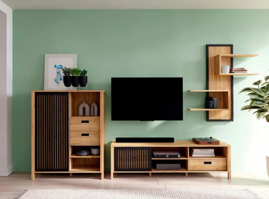 Best FORTE TV-Lowboard Jytana Eiche