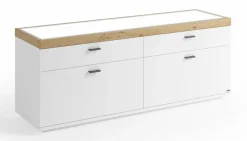 Discount set one by Musterring TV-Lowboard Lancaster Weiß