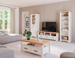 Clearance Inter Link TV-Lowboard Maluno Weiß