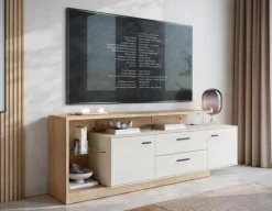 Clearance Wójcik TV-Lowboard Meolo Cashmere