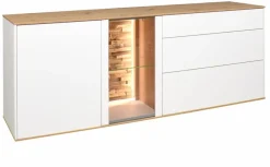 Outlet Mäusbacher TV-Lowboard Meran Weiß / Matt