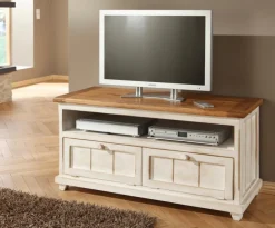 Outlet WOLFMÖBEL TV-Lowboard Mexiko Weiß