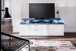 Discount trendteam TV-Lowboard Mood Weiß