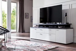 Discount trendteam TV-Lowboard Mood Weiß