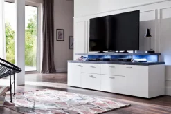 Discount trendteam TV-Lowboard Mood Weiß