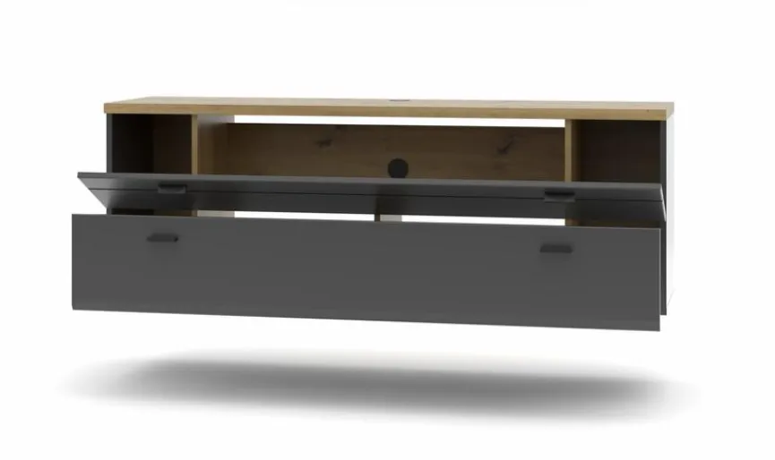 Online Wohnconcept TV-Lowboard Paola Graphit