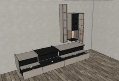 Hot Musterring TV-Lowboard Q-Media 2.0 Fango