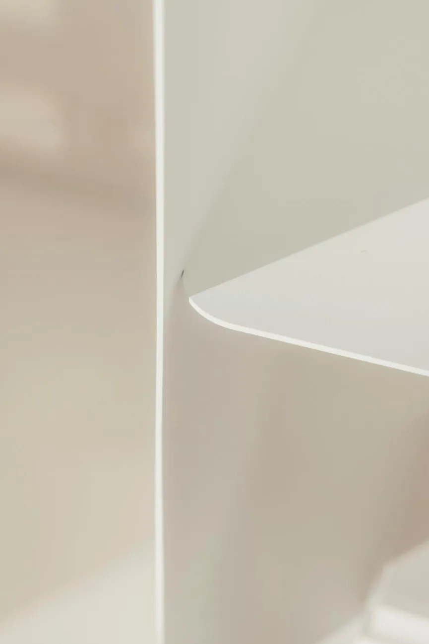 Best Metallbude TV-Lowboard Tavir Weiß