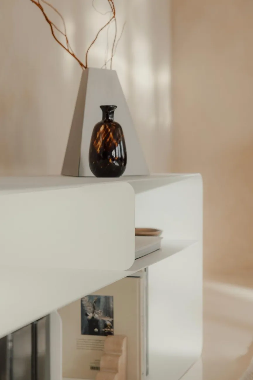 Best Metallbude TV-Lowboard Tavir Weiß