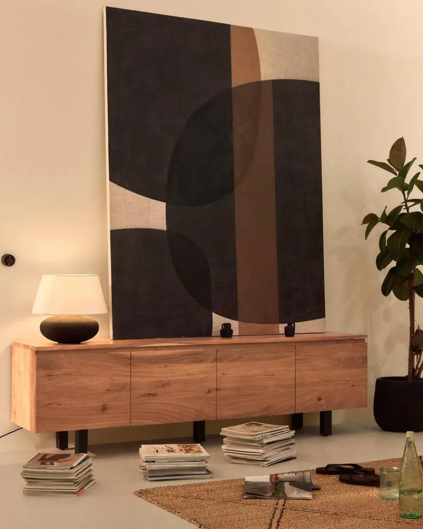 Clearance Kave Home TV-Lowboard Uxue Akazie