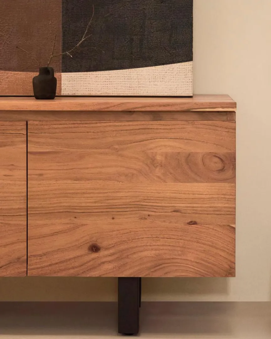 Clearance Kave Home TV-Lowboard Uxue Akazie