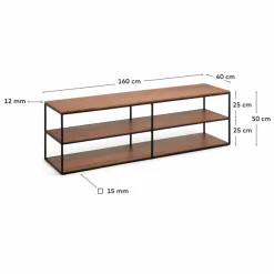 Online DAHEIM TV-Lowboard Yoana Walnuss