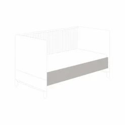 Best Paidi Umbauseiten Olli 2er-Set Kieselgrau