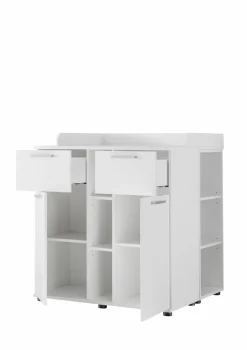 BEGABINO Unterstellregal 2-er Set Bibo Weiß