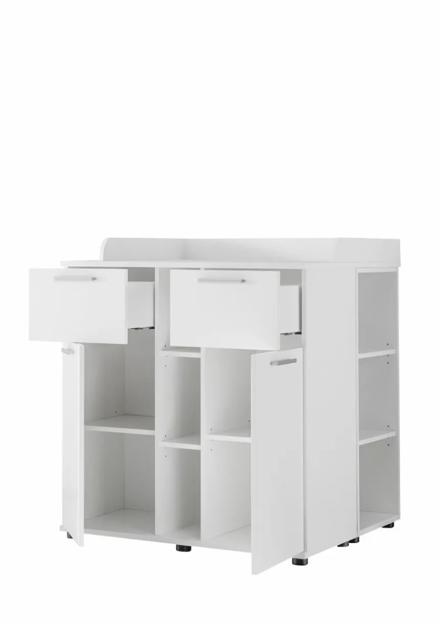 BEGABINO Unterstellregal 2-er Set Bibo Weiß