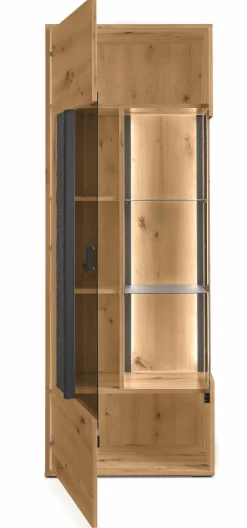 Sale set one by Musterring Vitrine Deltona Eiche Artisan