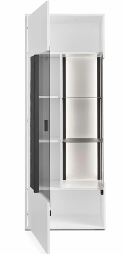 Outlet set one by Musterring Vitrine Deltona Weiß / Matt