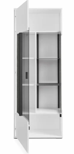 Outlet set one by Musterring Vitrine Deltona Weiß / Matt