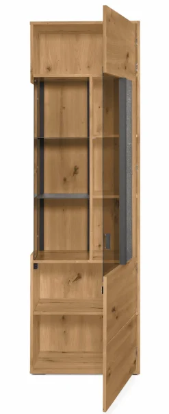 Online set one by Musterring Vitrine Deltona Eiche Artisan