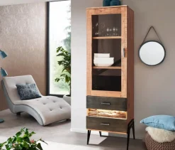 Hot WOLFMÖBEL Vitrine Hudson Akazie