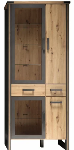 Outlet trendteam Vitrine Mia Artisan-Eiche