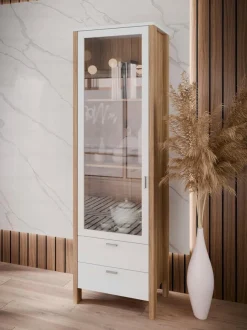 FORTE Vitrine Saitama Hellgrau