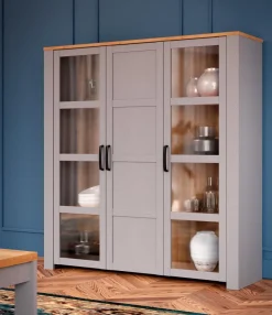 FORTE Vitrine Bohol Grau