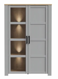 Discount FORTE Vitrine Bohol Grau