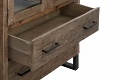 Sale WOLFMÖBEL Vitrine Boston 5079 Braun