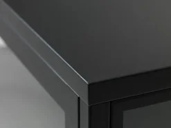 Discount Vitrine Carmel Schwarz