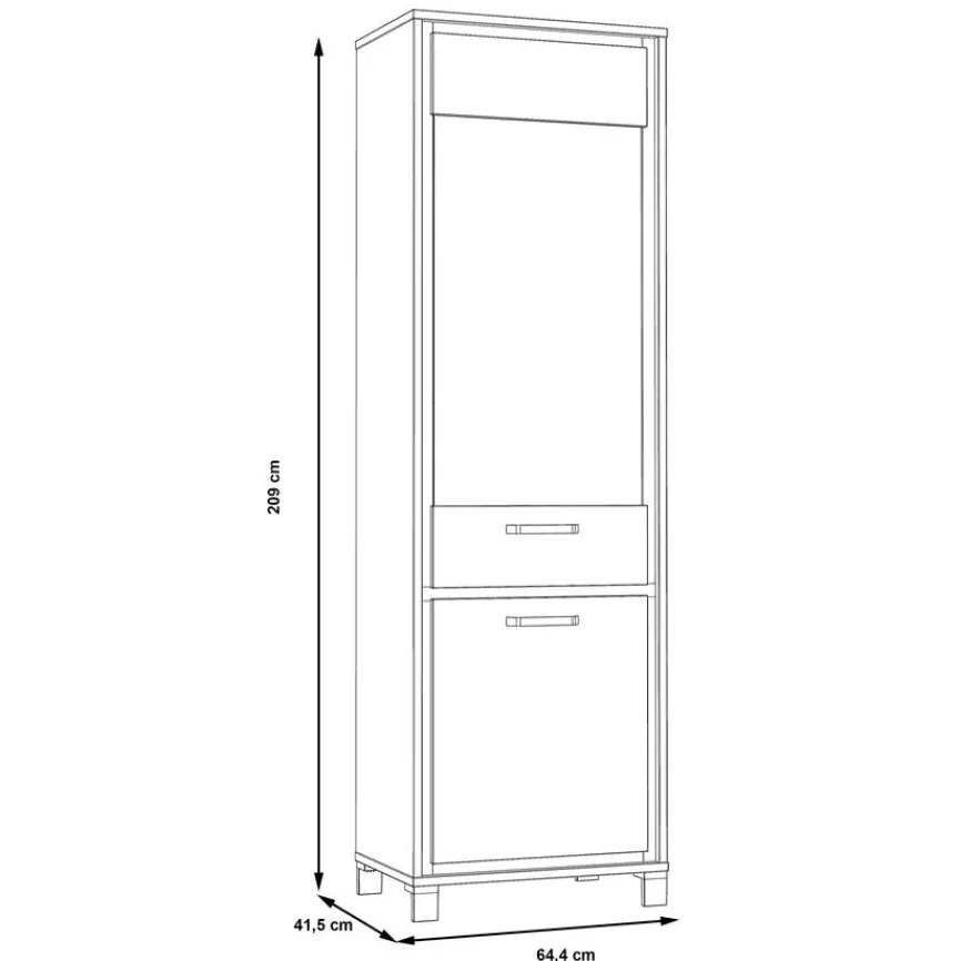 Online FORTE Vitrine Farida Eiche