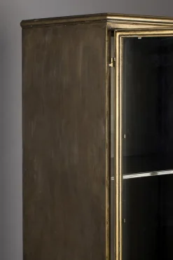 New Zuiver Vitrine Gertlush Messing