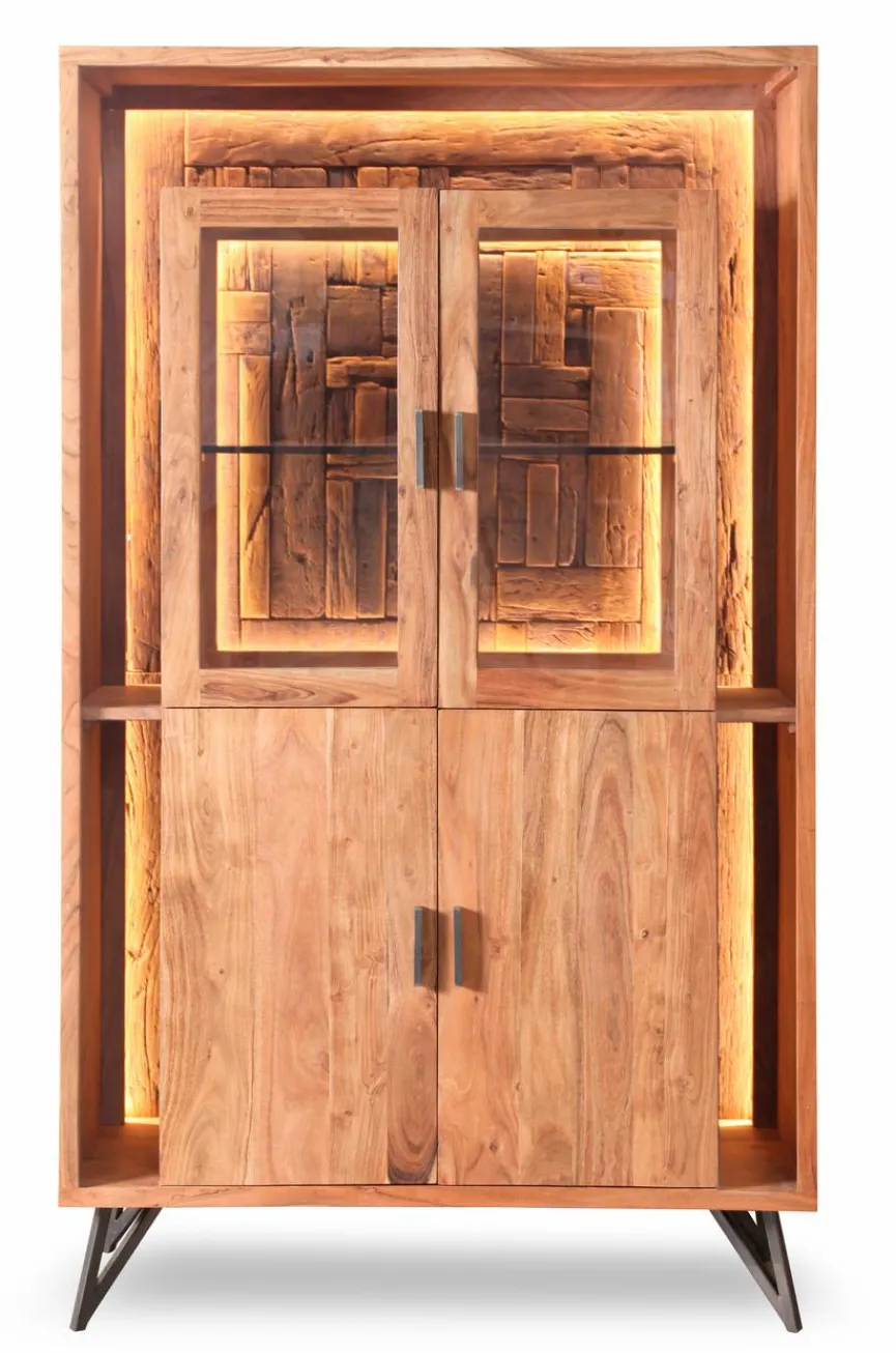 Online WOLFMÖBEL Vitrine Hudson 2175 Akazie