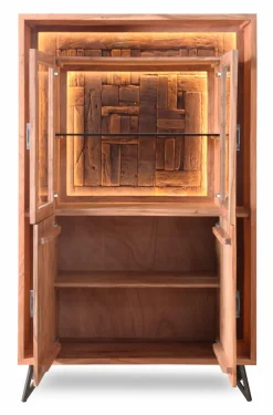 Online WOLFMÖBEL Vitrine Hudson 2175 Akazie