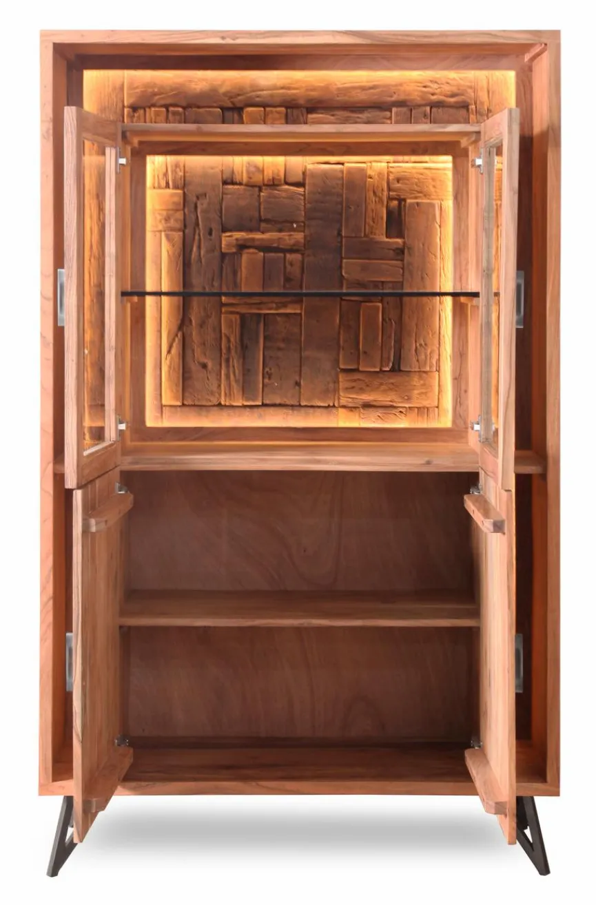 Online WOLFMÖBEL Vitrine Hudson 2175 Akazie